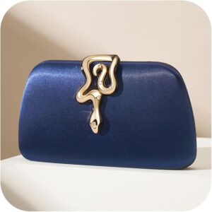SWEETV CHUNLI Glitter Clutch Purses for Women Elegant Evening Bag for Parties, Weddings, and Formal Events