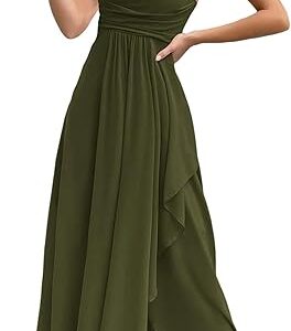 Women's Formal Evening Gown Elegant Long Prom Dress Summer Wedding Guest Party Cocktail Bridesmaid Maxi Dress